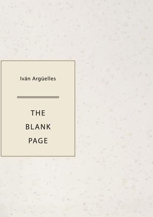 The Blank Page Cover