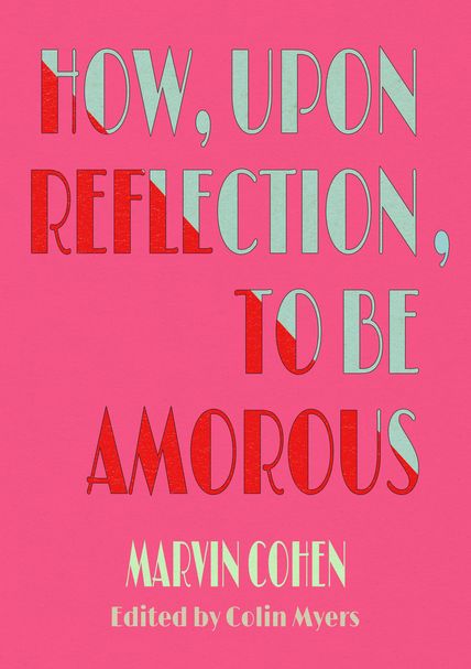 Cover design by Walter Smart How, Upon Reflection, To Be Amorous Cover